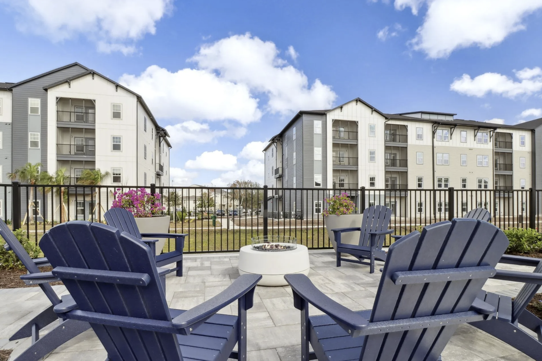 Apartment building exterior design